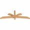 Ekena Millwork Davenport Timber Gable Bracket, Western Red Cedar, 72"W x 27"H x 3 1/2"D x 3 1/2"F, 9/12 Pitch GBW072X27X0404DAV00SWR - alternate 4